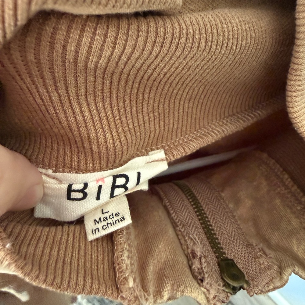 Washed Rust Quarter-Zip Pullover - Picture 6 of 7